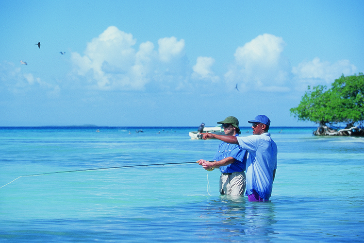 Flats Fly Casting For Bonefish In Belize