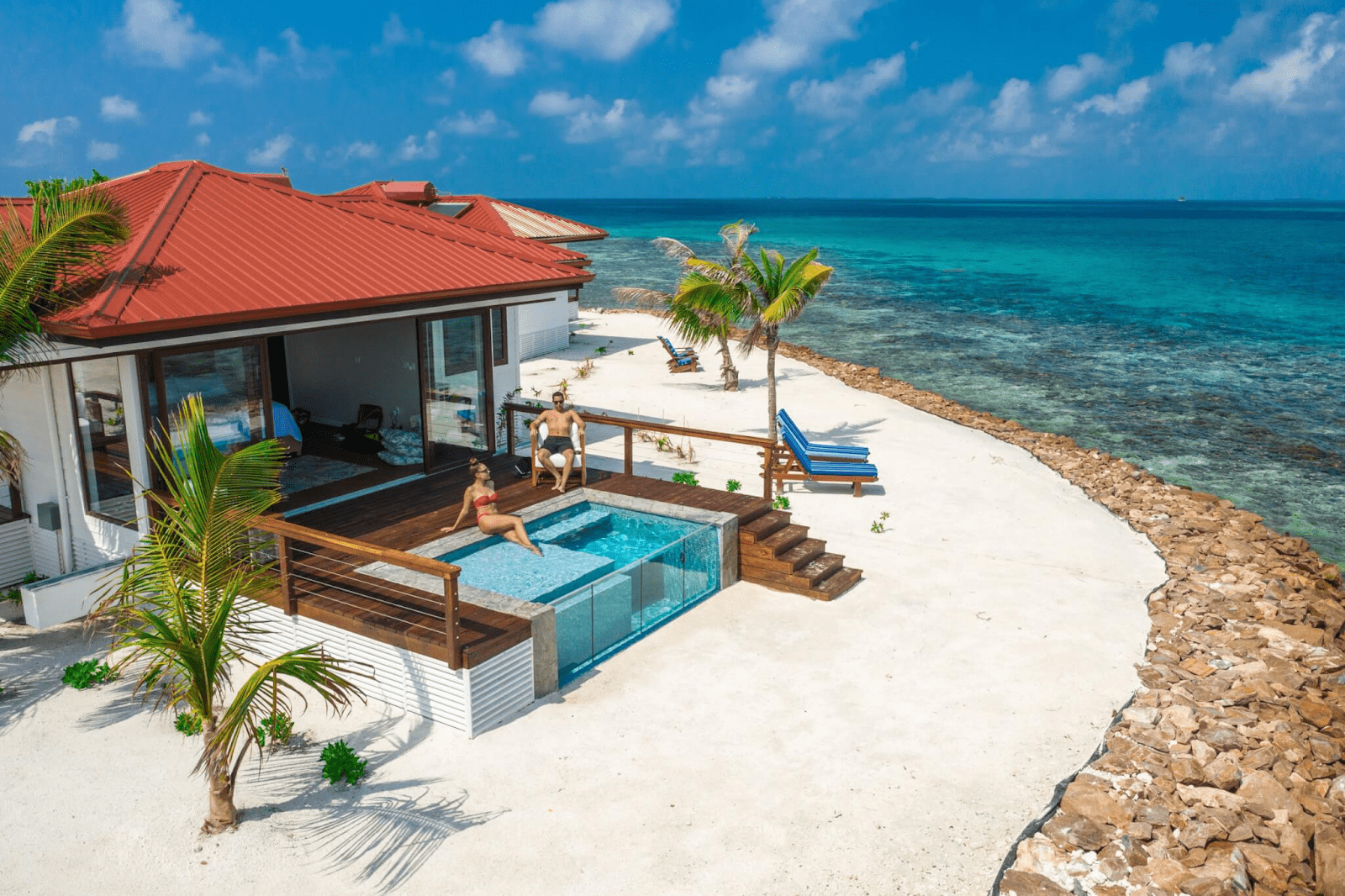 Relax In Your Honeymoon Suite At Raye Caye Private Island Resort